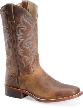 DISTRESSED TAN Double H Boot 12" Casual Western